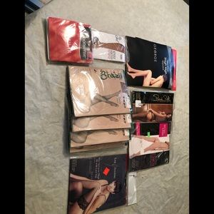 Various hosiery items